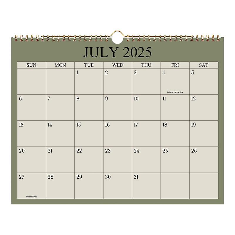 Calendar de perete de birou simplu Calendar lunar zilnic, înregistrare pentru acasă, calendar mare de familie, planificator de perete