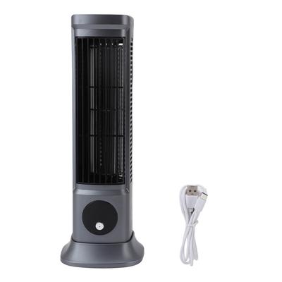 Bladeless Tower Fan Professional Quiet 3 Speeds USB Desktop Vertical Table Fan for Bedroom Home