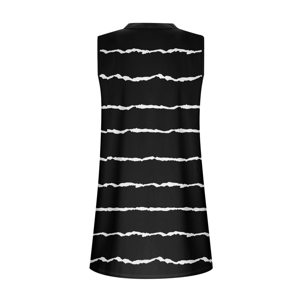 Women's Cotton And Linen Dress Summer Sleeveless Comfortable Travel Beach Dress Fashionable Spring And Summer Vacation Wear