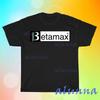 New Betamax Video Men's Black T-shirt Funny Size S To 5XL