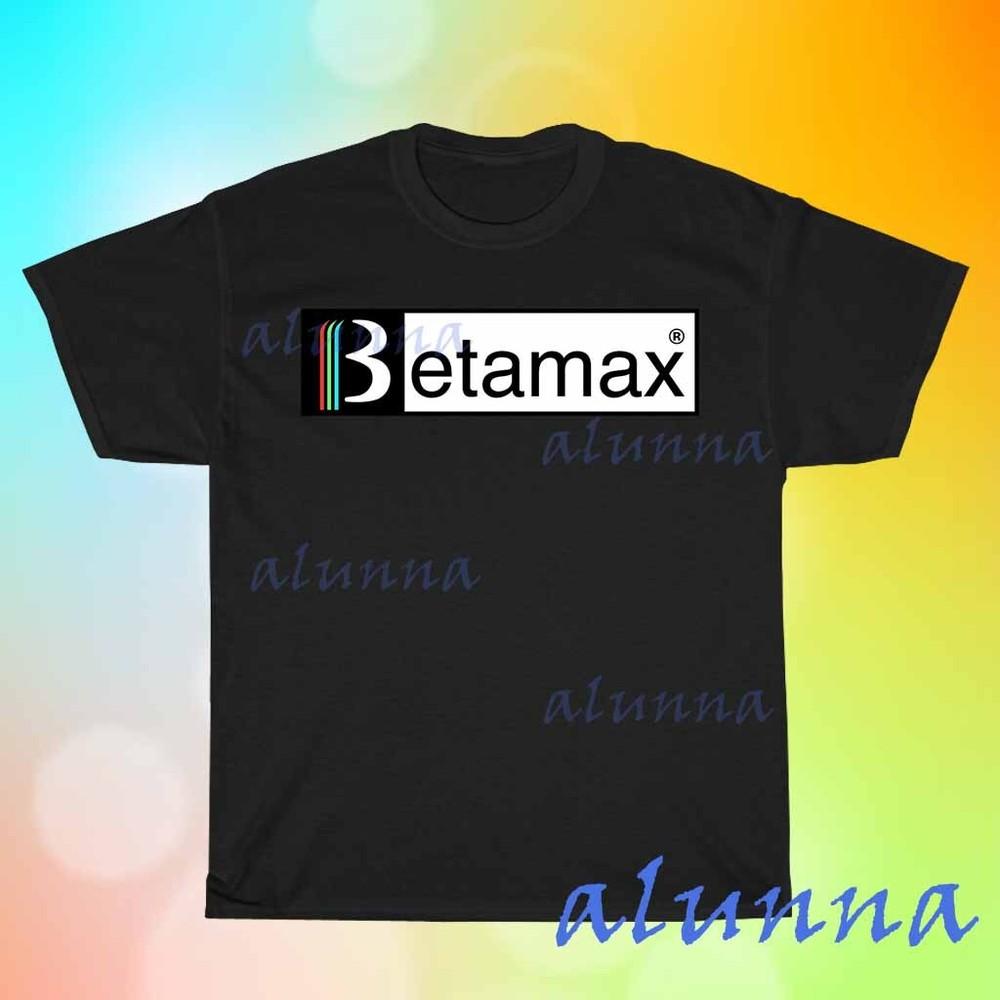 

New Betamax Video Men s Black T-shirt Funny Size S to 5XL 2XL
