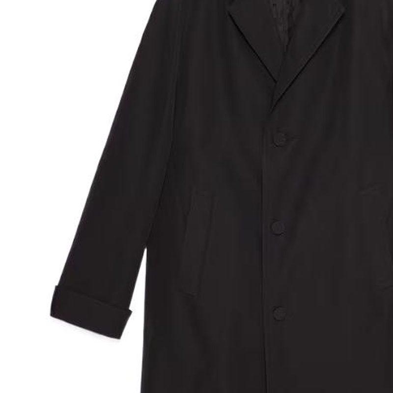 Gucci SS23 Trench Coat Men's Black 721565-ZAK7W-1000