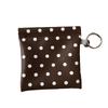 New PU Self-closing Storage Bag Automatic Closed Small Size Polka Dot Coin Purse Pendant Design Cute Card Pack Commute