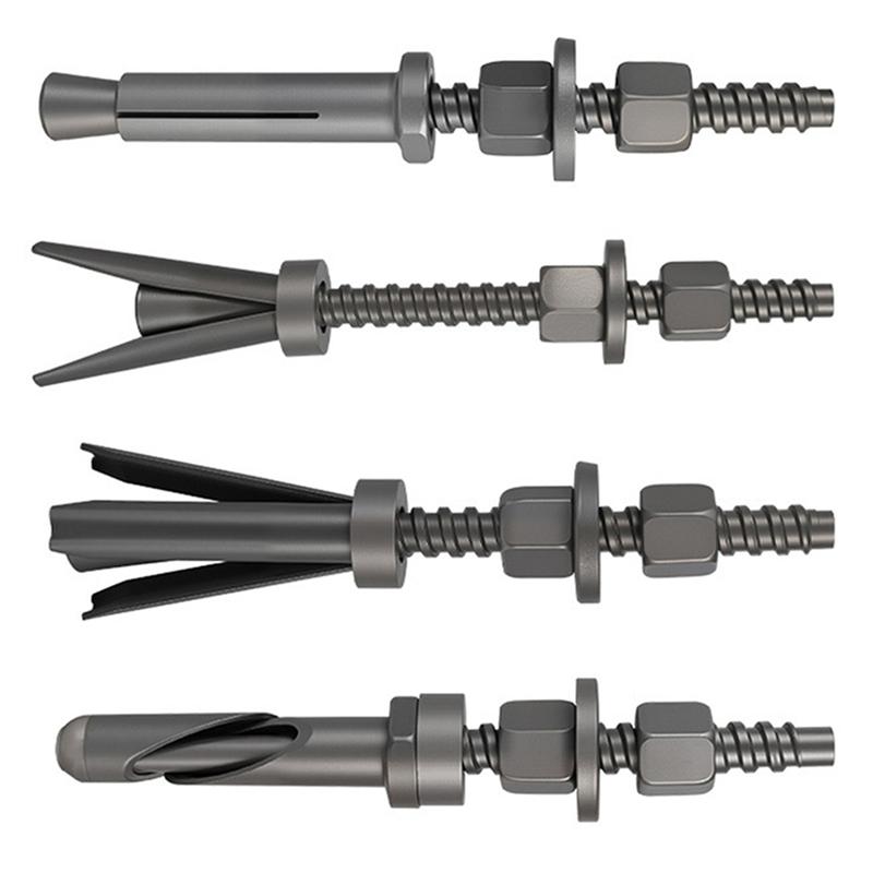 A25F-Drill Water 4Pc Special Drilling Bracket Fixed Detachable Reusable Internal Expansion Bolt Reusable Expansion Screw