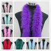 DIY YOYUE 50g 2meters Long Fluffy Feather Boa Dyed Turkey Feather Strip For Party/carnival Costumes/party Shawl Ostrich Feather Boa