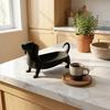 Solid Color Dachshund Storage Tray 3D Printed Sausage Dog Planter  Room Aesthetic