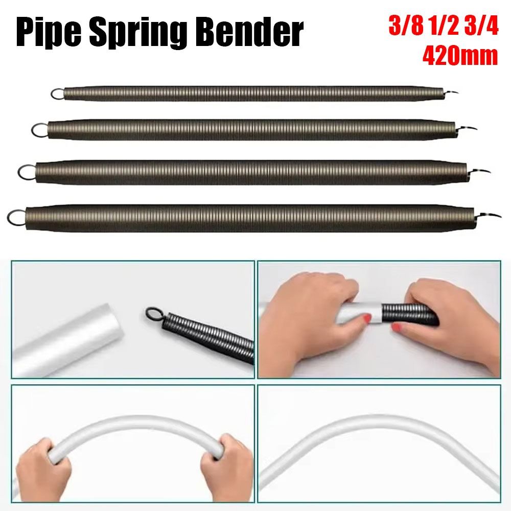 1Pcs 420mm Wire Pipe Bending Tool 3/8 1/2 3/4 Curve Spring Wire Tube  Manual Tool