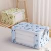 New Flower Visible Quilt Storage Bag With Reinforced Handle For Blanket Comforters Bed Sheets Pillows Toy Dustproof Closet Under-Bed Storage Organizer