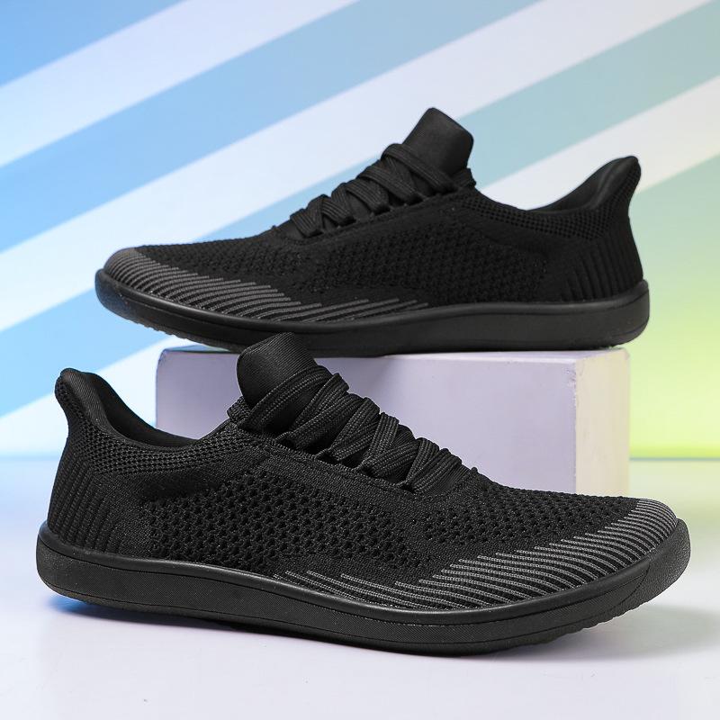 Breathable Fly-woven Shoes Lightweight Cycling Shoes Men's and Women's Sports Fitness Skipping Rope Wide Head Casual Shoes Outdoor Mountaineering