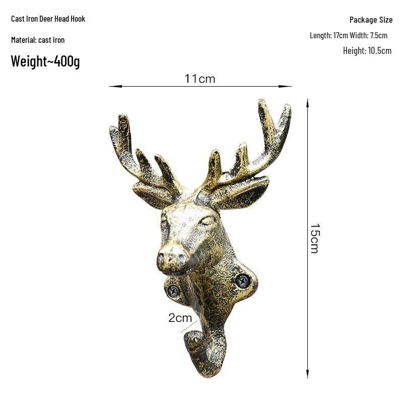 

Американский ретро чугунный настенный крючок в виде животного для бара, кафе или домашнего декора