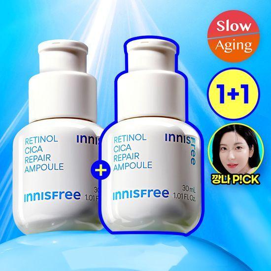 

Innisfree Retinol Cica Trace Ampoule 30ml Double Promotion