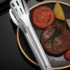 Food Tongs Anti-heat Easy To Grip Portable Stainless Steel Food Tongs Kitchen Utensils