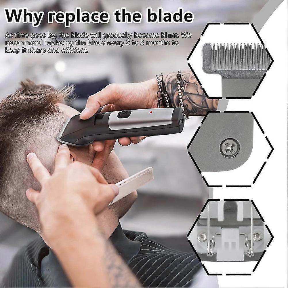 2PCS Replacement Detachable T Blade for Wahl T Blades for Trimmer Models 9864/9864SS/9686/9818A/9854L//9870/9888/9937