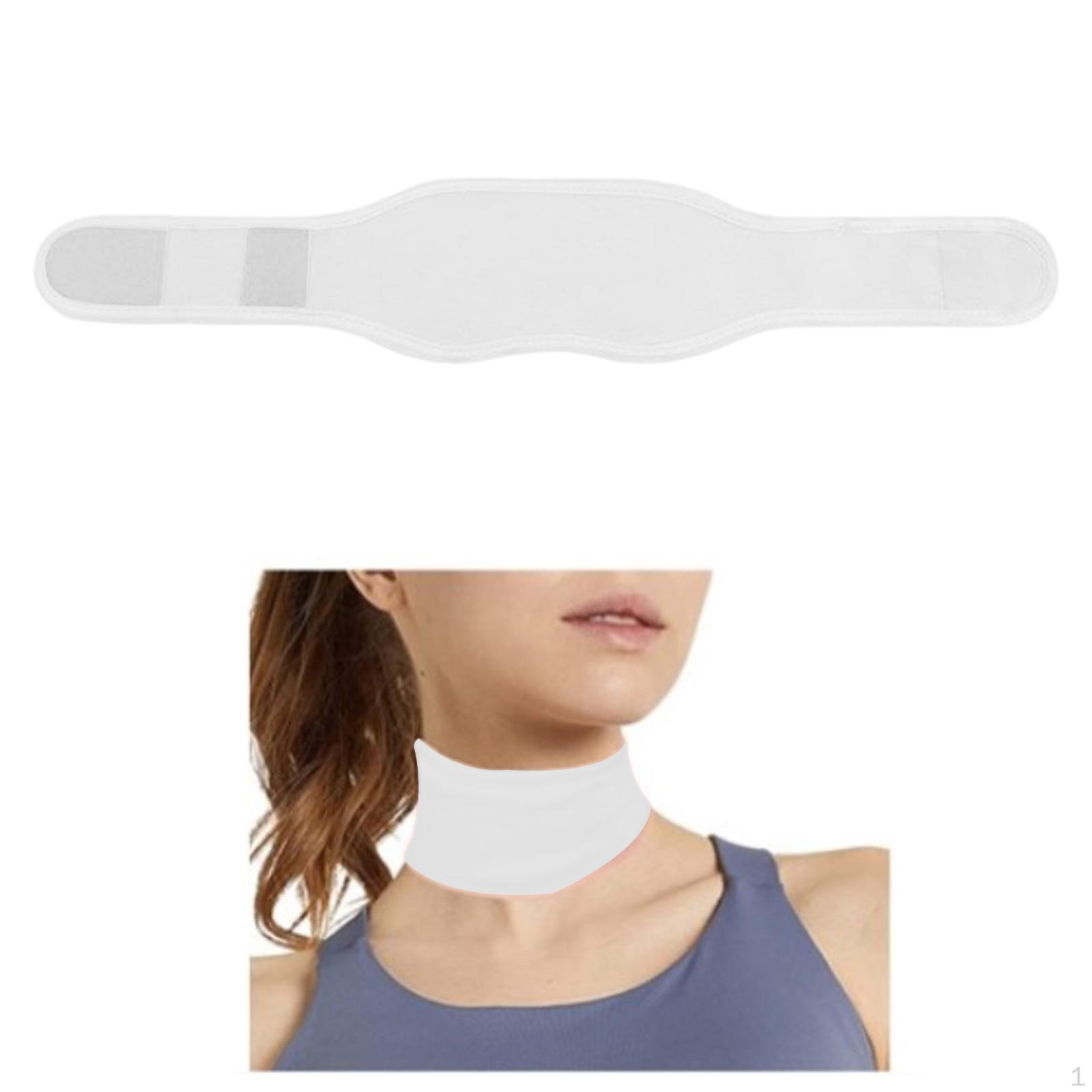 

Compress Wrap for Neck Anti Oil Leak (castor Not Included) with Strap Easy to Wear Comfortable білий