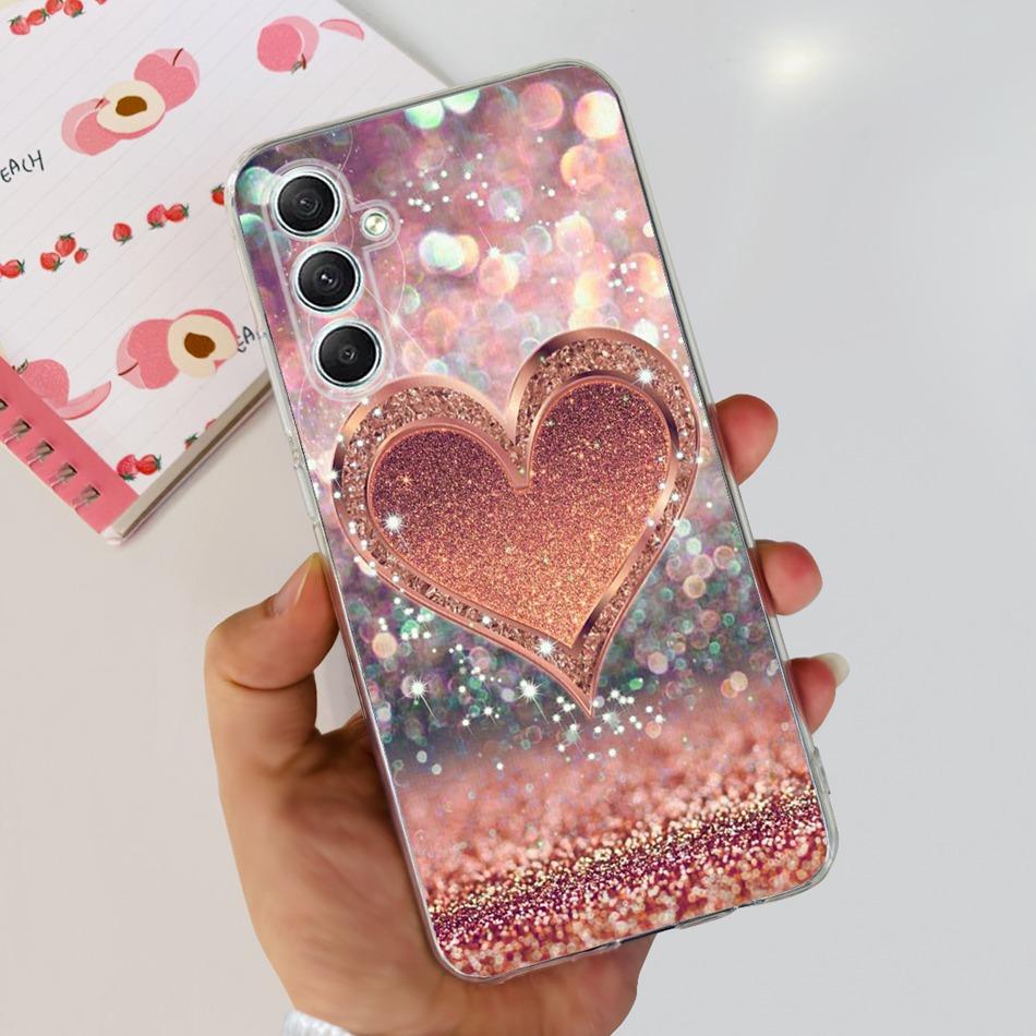 

For Samsung Galaxy A35 Case SM-356B 2023 Elegant Printing Soft Silicone TPU Slim Phone Back Cover For Samsung A35 5G Samsung A35