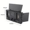 LED Video Light Professional Photography Light Panel 480PCS Bright Light Beads Adjustable BiColor Temperature 3200