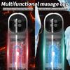 Neuer männlicher Masturbator mit automatischer Drehung und LCD-Anzeige, Saugen, Lecken, 6 Sekunden Vakuum-Penispumpe, Wasser-SPA, echte Taschenmuschi, Sexspielzeug für Männer ab 18 Jahren
