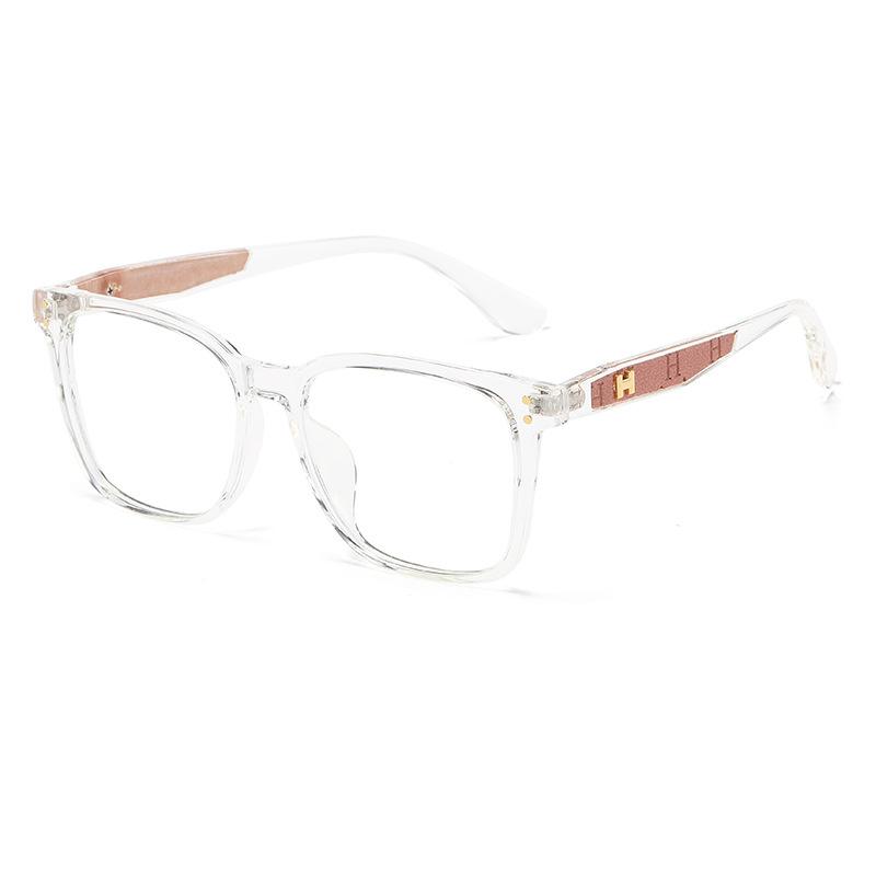 

14511 Модная мужская и женская полноразмерная оправа для очков, квадратная оправа Tr90-Meter Nail Anti-Blue Light, простое и тонкое плоское зеркало