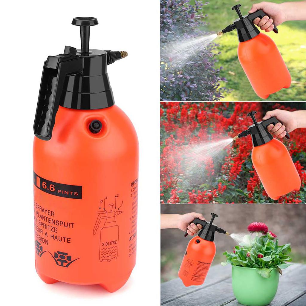 Portable Handheld Water Pressure Sprayer Easy To Trigger Home Garden Plant Watering Tool 2L