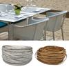 120FT Wicker Repair Kit Synthetic Embossing Rattan Fix Materials Waterproof DIY Rattan Chair Basket Furniture Basket Repair Plastic Flat Wicker