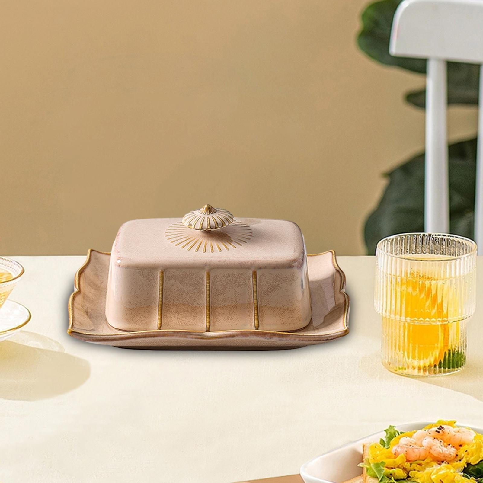 

Керамическая масленка — стильный поднос для хранения и подачи хаки