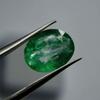 Natural Green Emerald Loose Gemstone Colombian Oval Cut 7 ct for Jewelry Making and Gem Collections