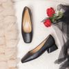 New Square Head Shallow Mouth Square Heel Small Leather Shoes Women's Elegant Fashion High Heels Dress Shoes Zapatos Mujer