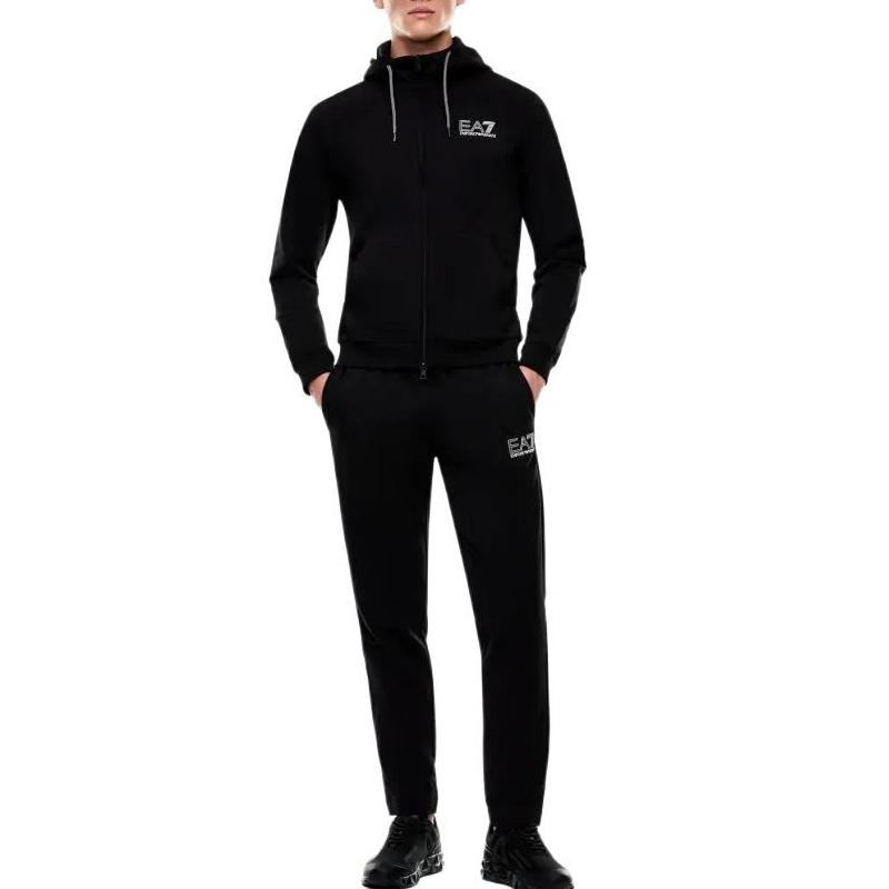 Emporio Armani EA7 Cotton Hoodie And Long Pants Casual Sports Set Men Sets 7M001319-AF13512-UC001