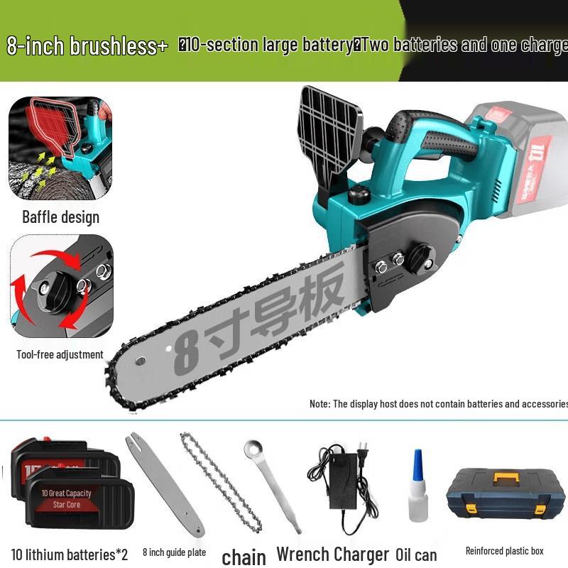 Jiaxuer Brushless Handheld Electric Chainsaw CN Plug (adapter Included)