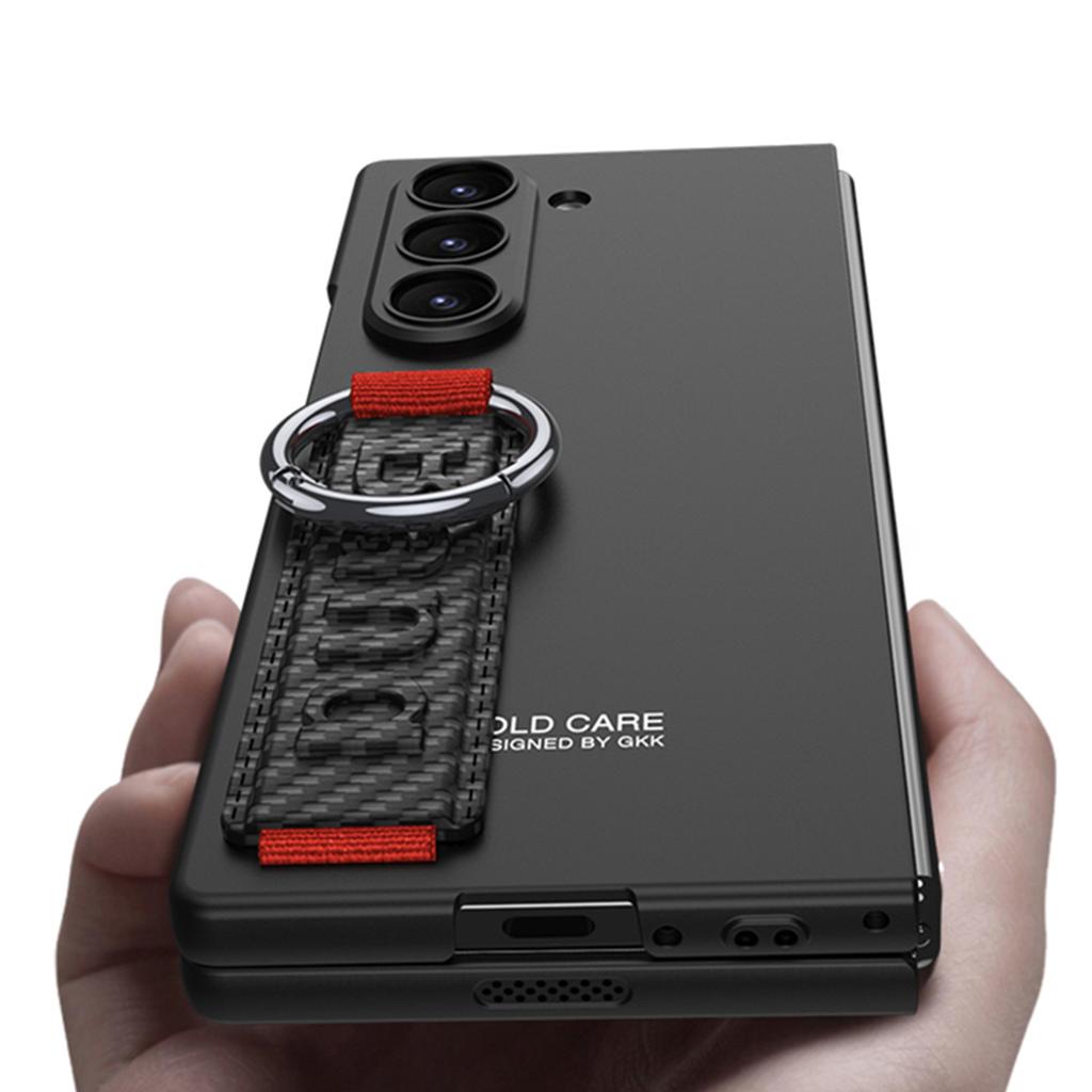 Z FOLD6 Mobile Phone Case Fine Hole Camera Elastic Wrist with Shell Film Integrated Protective Case