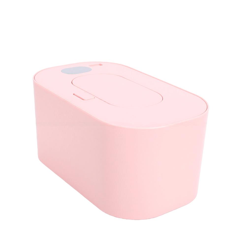 USB Wipe Warmer Top Heating Large Capacity Holds 80 Wipes Baby Wet Wipes Warmer Dispenser Pink