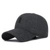 NORTHWOOD Winter Men's Baseball Caps with Plush Thick Ear Protection Outdoor Sports Woolen Warm Cotton Baseball Hats