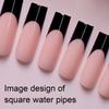 360x Artificial Nails French Black Tip False Nails Full Cover Stick on Nail Press On Nail False Nails Manicures Supplies