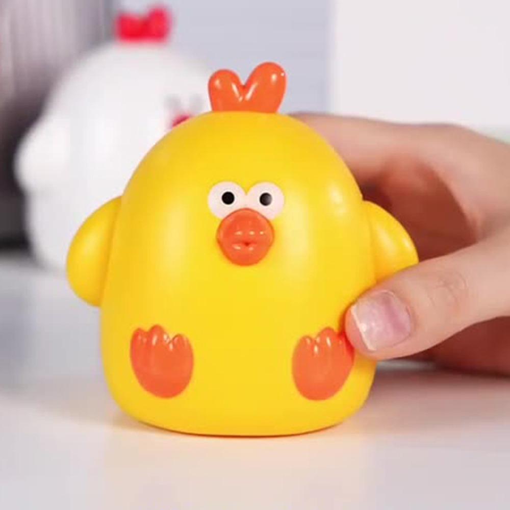 Anime Water Squirt Toy Yellow Chicken Swimming Water Toys Baby Bath Toys  Children