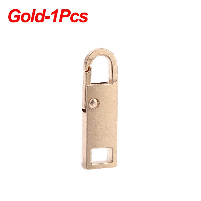Kit de reparación instantánea de repuesto para tirador de cremallera de metal, 1/5 piezas, cabezal de cremallera para ropa, bolsos, deslizadores de cremallera para costura DIY.