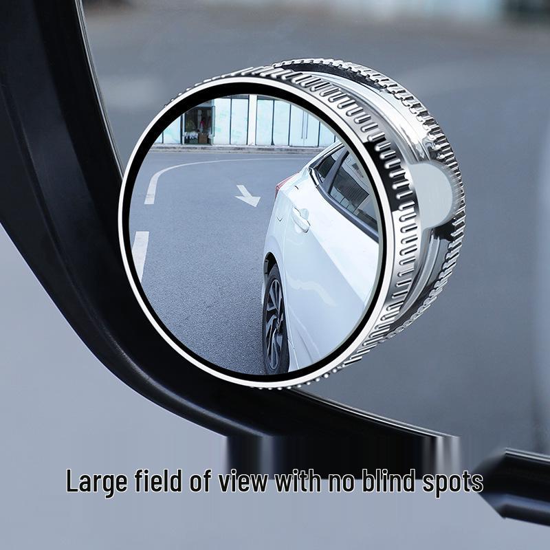 360° Adjustable Wide-Angle Blind Spot Mirror with Suction Cup for Car Rearview