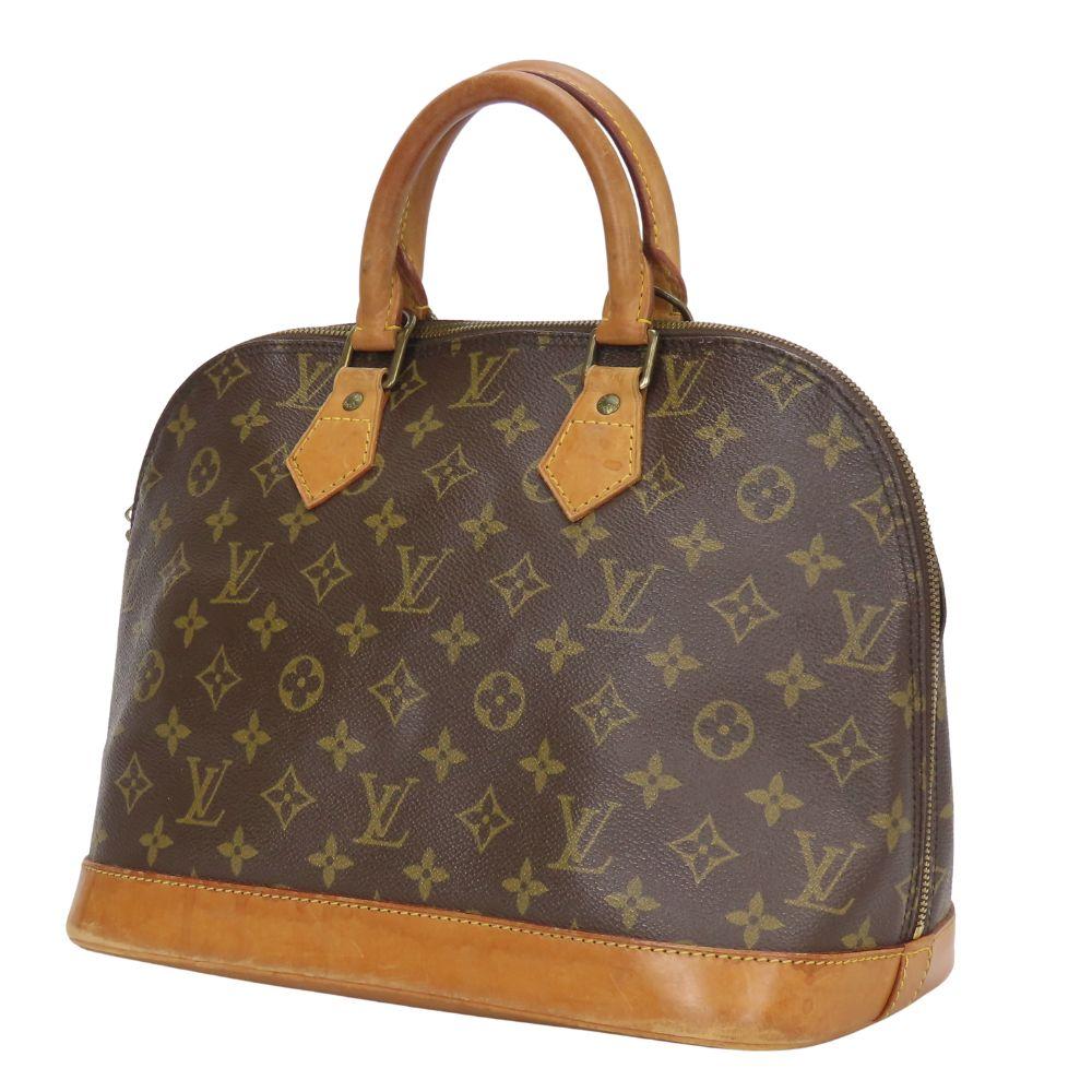 Used LOUIS VUITTON Handbag Alma old type M51130 Monogram Brown Brown Classic
