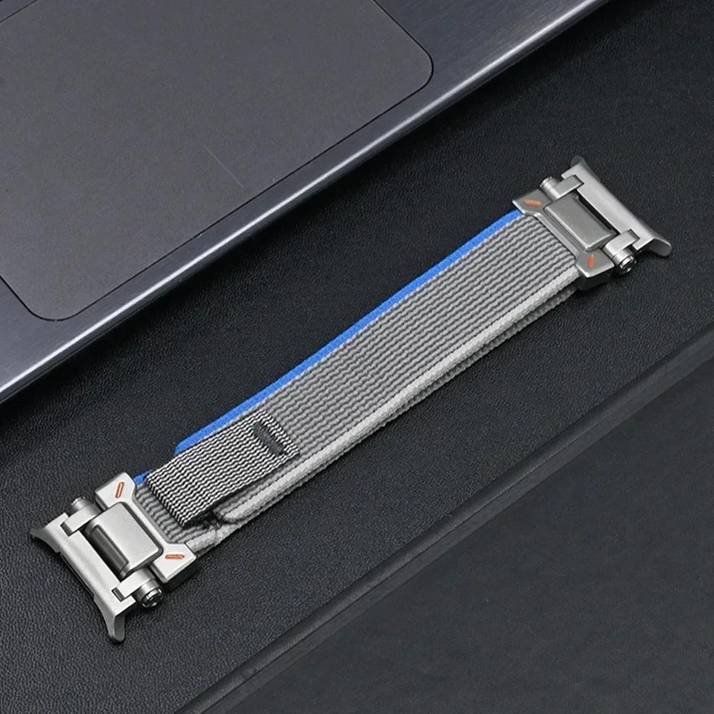 Trail Loop Nylon Band For Samsung Galaxy Watch 7 Ultra 47mm Strap Men Bracelet for SAMSUNG ULTRA 47 47MM Stainless Steel Correa