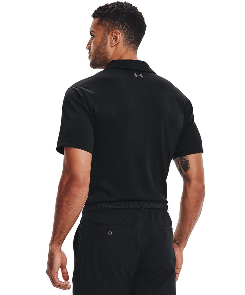 [Under Armor] Polo Shirt Tech Polo (GolfPolo Shirt) 1290140 Men's BLKGPHGPH Japan LG (Equivalent to Japanese Size L)