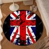 British Flag Artwork Round Mat Home Decor, Chair Rug For livingroom,Bedroom, Doormat Home Decor Birthday Gift Christmas Gifts