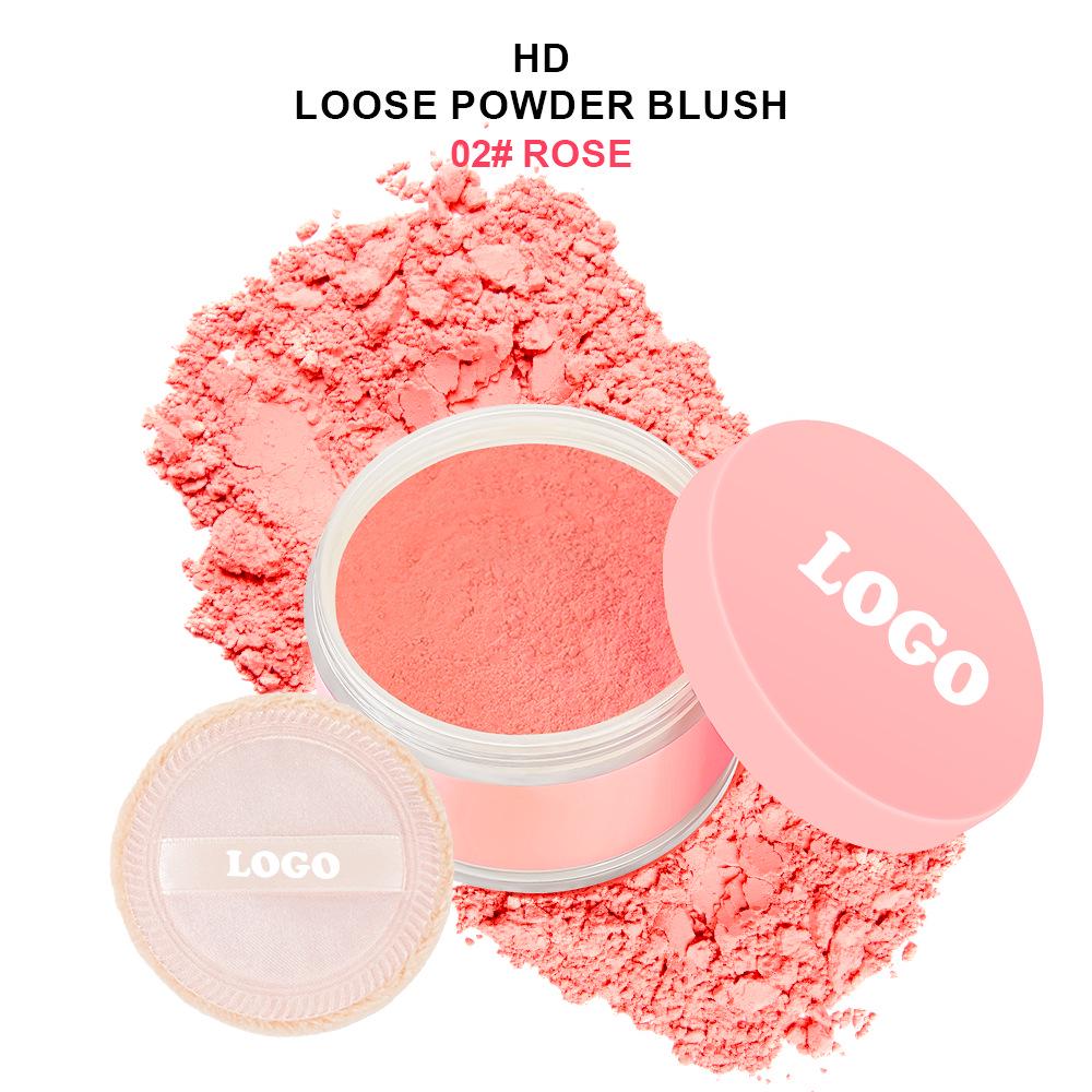 Long-Lasting Waterproof Blush - Non-Cakey, Oil-Control, Brightening Powder