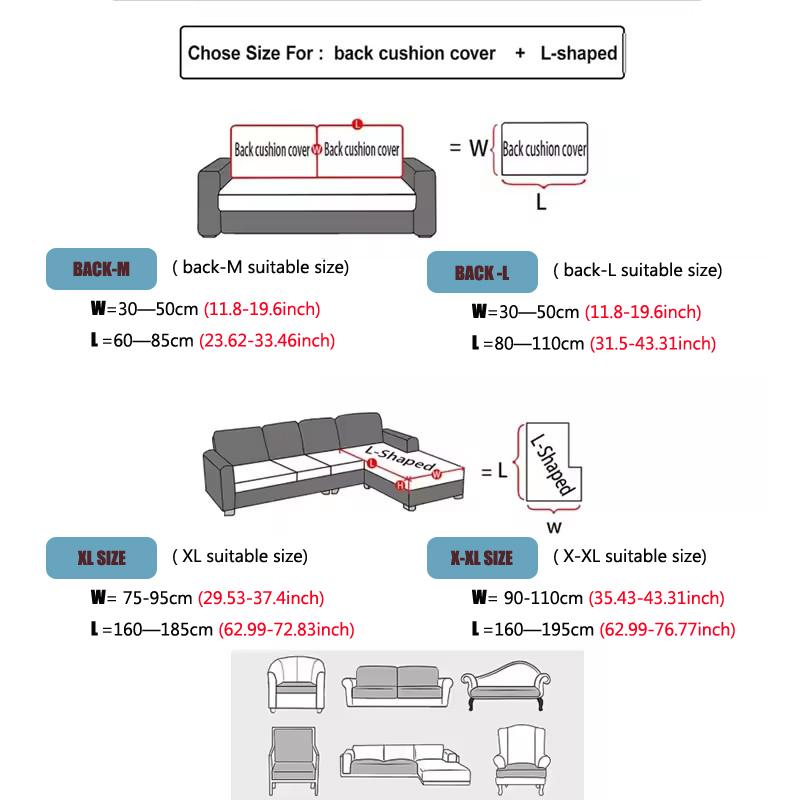 Stretch Sofa Cover Elastic Sofa Cushion Cover For Living Room Furniture Protector For Pets Removable Sofa Seat Cover