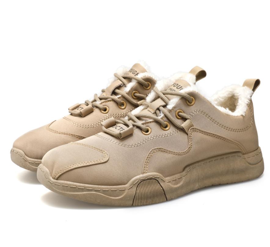 Buy Men Lightweight Canvas Shoes Winter Boots Warm Shoes Canvas ...