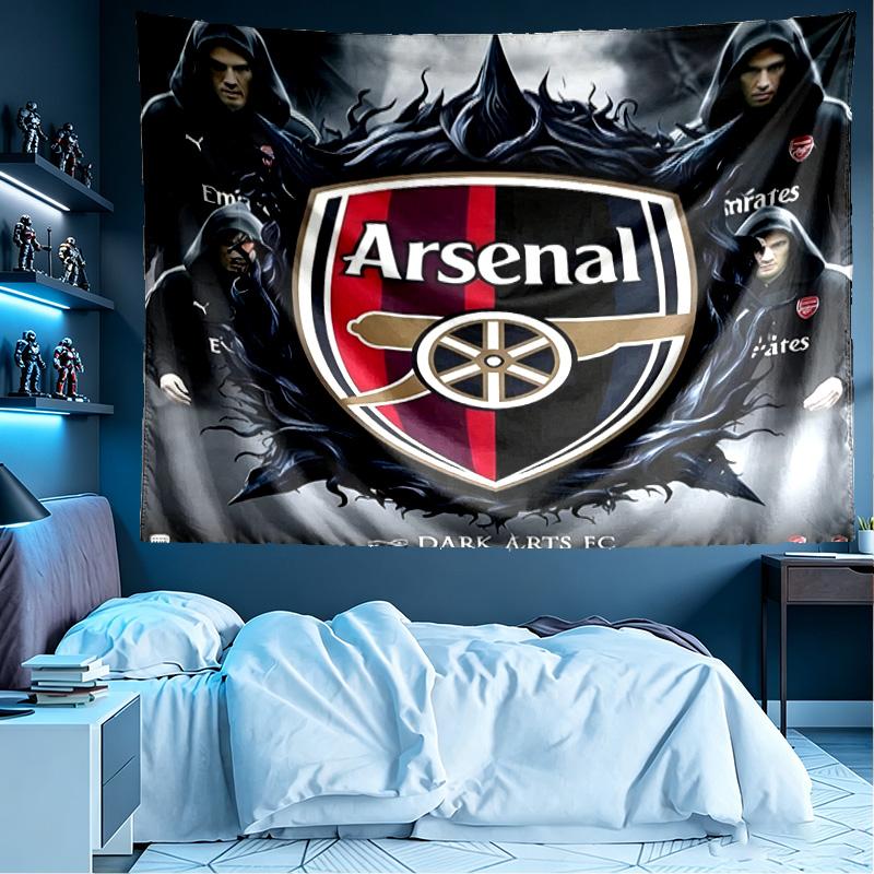 Football F.C Print Tapestry, Lightweight Wall Hanging, for Bedroom, Dorm, Living Room, Home Art Decor - Birthday Christmas Gift for Friends
