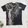 Summer Men's Breathable Round Neck T-shirt Y2K Retro Clothing Punk Hip Hop Pattern Printed Outdoor Fashion Top