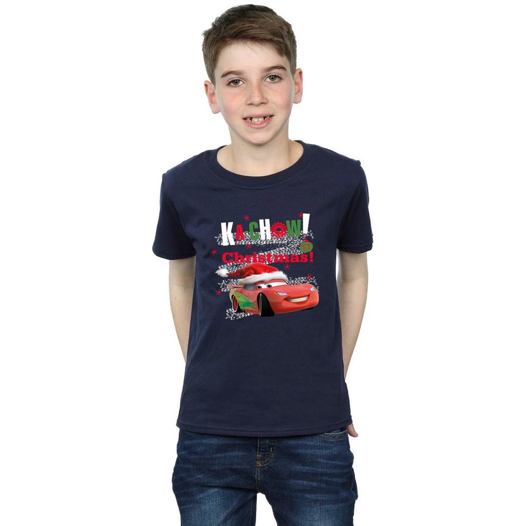 Cars Boys Kachow Christmas T-Shirt