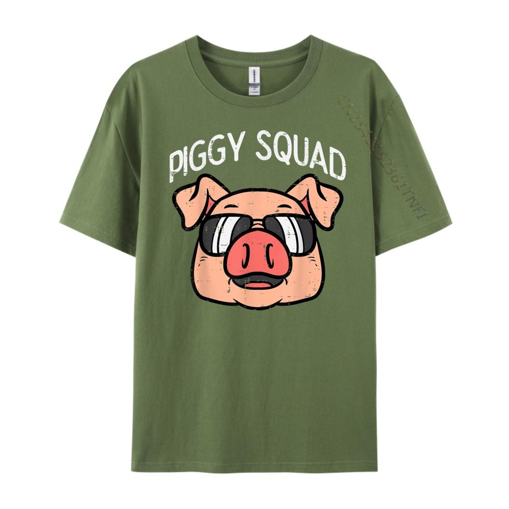 Piggy Squad Pig Farmer Hog Farm Animal 3XL Men Clothing Men Clothes Slogan