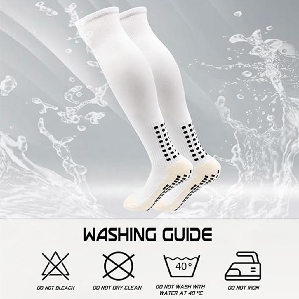 Mens Football Socks with Long Sleeves for Professional Competition Training Thickened Wear-resistant Adhesive Anti Slip Active