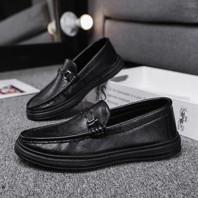 Fashion Loafer Shoes For Men Trendy Leather Slip-on Shoes Moccasins Handmade Male Casual Shoes Moccasins Driving Footwear