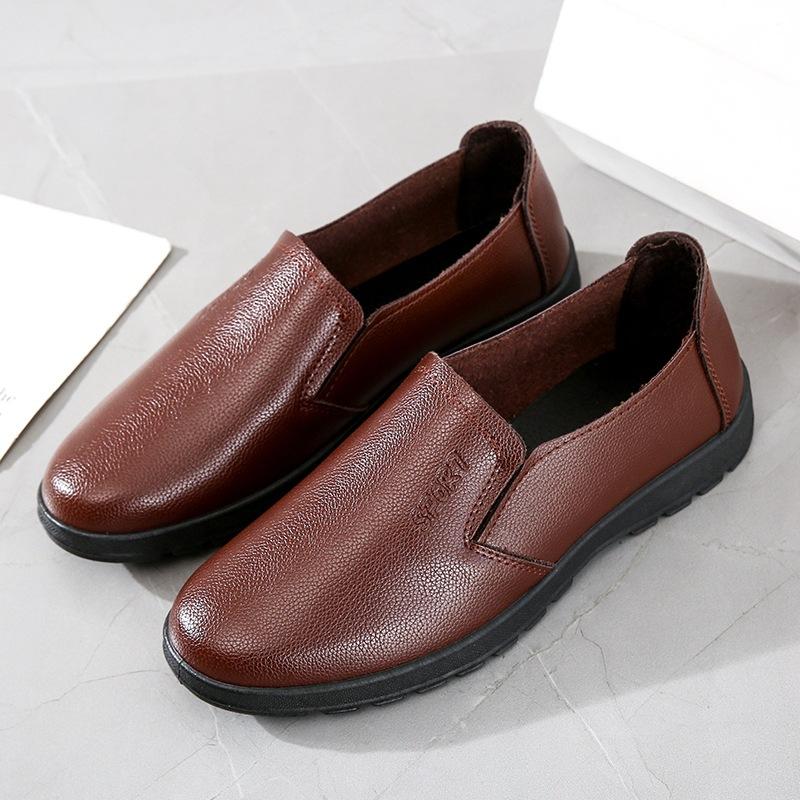 Spring and Autumn Youth British Casual Business Dress Leather Shoes Men's Shoes Wedding Shoes Inner Height Increase Single Shoes Work Shoes Waterproo